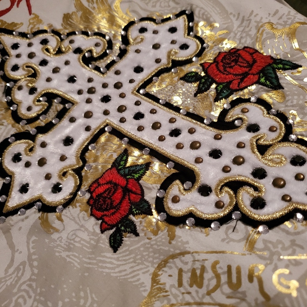 Sold-Rebel Spirit buttondown flashy dress - Picture 3 of 8